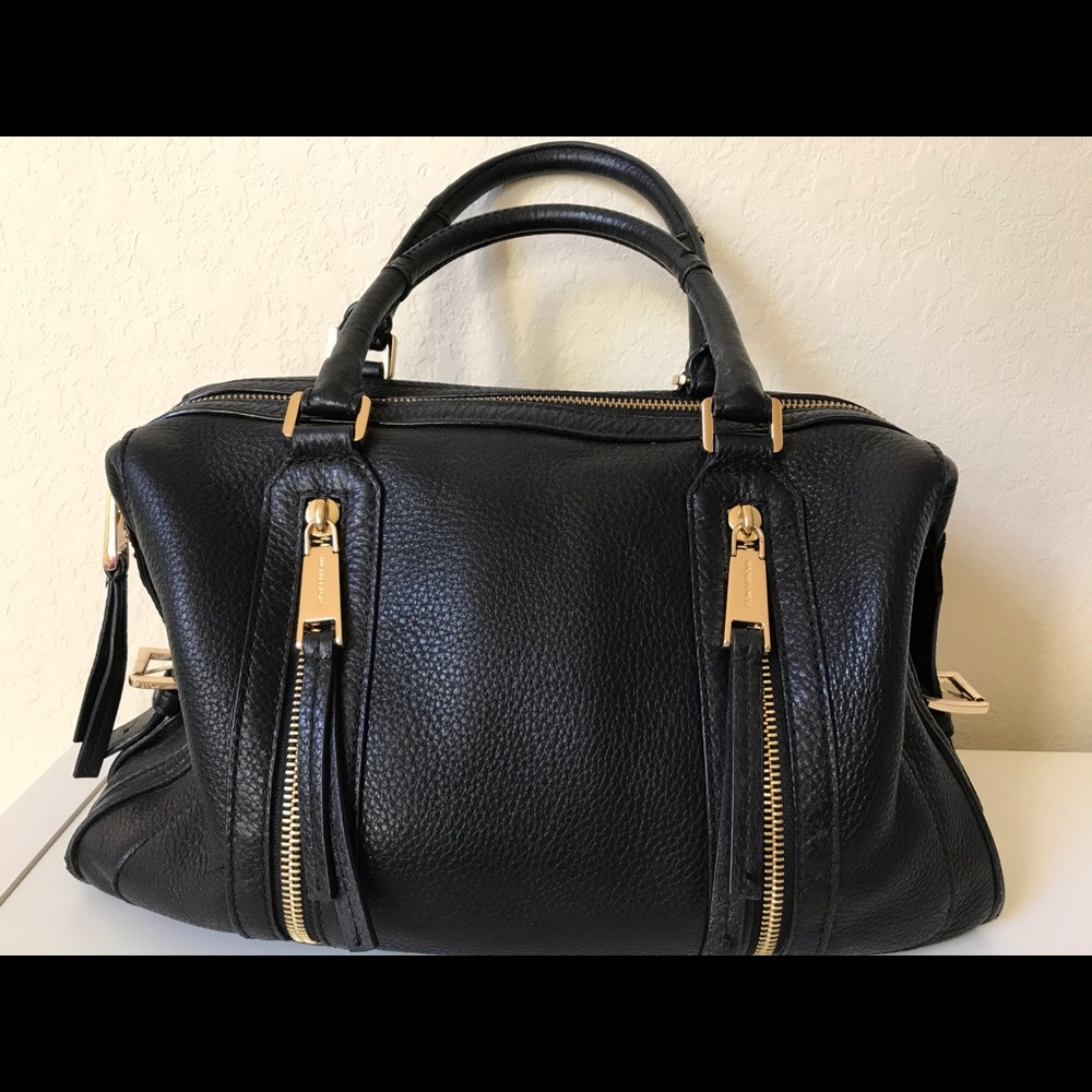 Michael Kors Leather Hangbag Purse Black